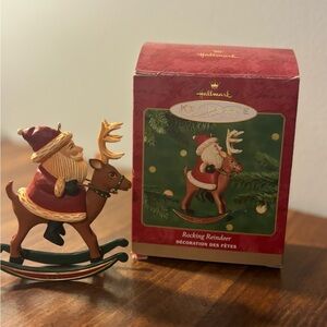 2001 Hallmark Ornament “Rocking Reindeer”